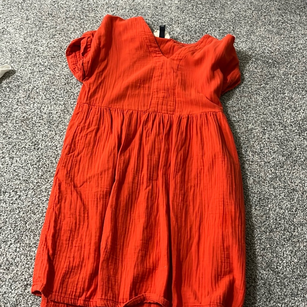 red sun dress